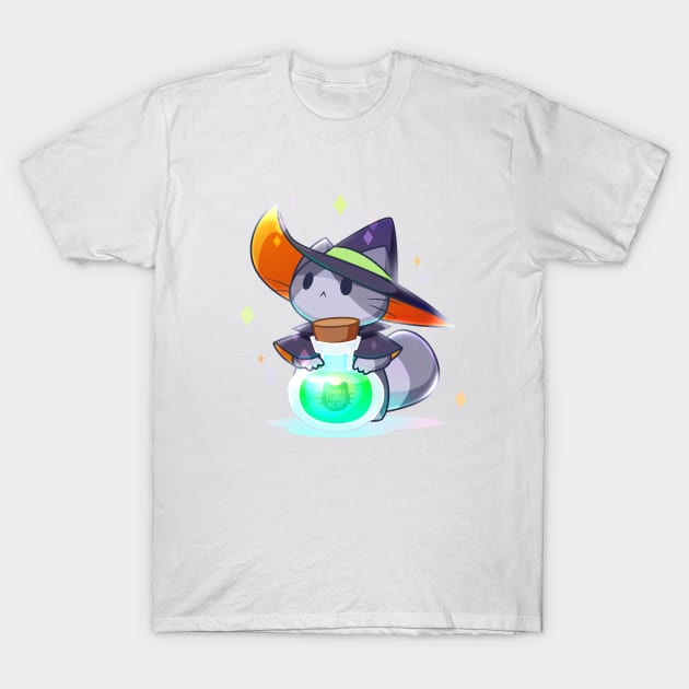 Potion Mage T-Shirt by Everything A Cat